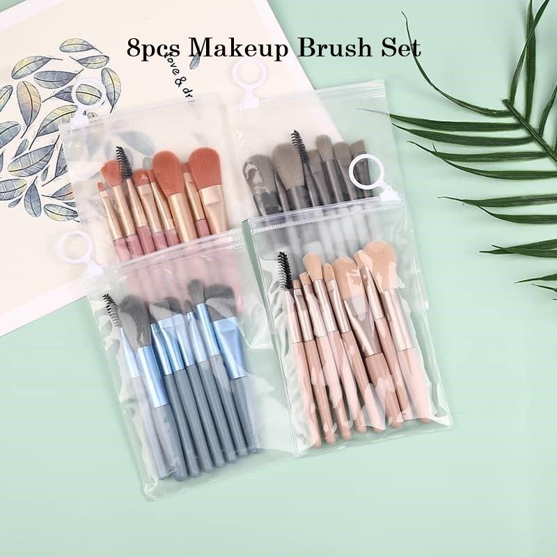 Pouch Brush 8pcs Set - 4 Colors Available!